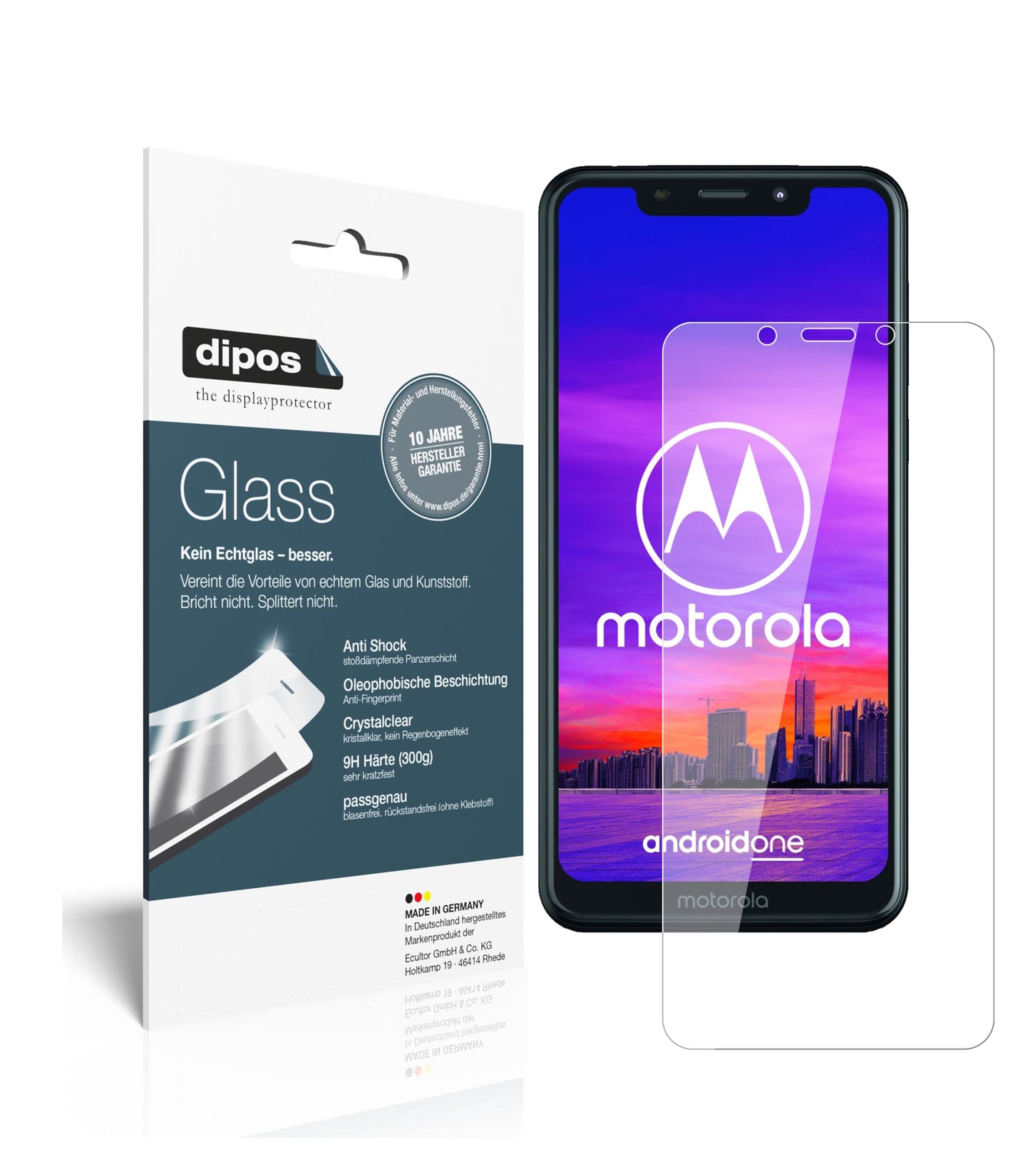 Perfekte Passform und ultimative Qualität: Unser 9H Panzerglas bietet Schutz für Motorola-One