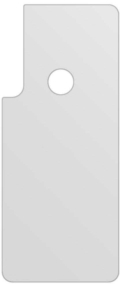 dipos Displayschutz für Motorola One Macro Rückseite, mattierte Oberfläche, geringe Dicke und perfekte Passform