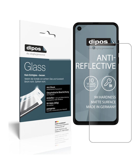 Matte Displayschutzfolie von dipos passend für Motorola P50, 9H kratzfest und blasenfrei montiert
