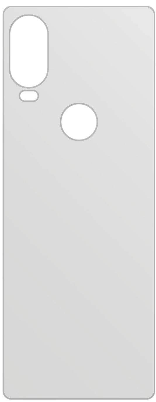 dipos Displayschutz für Motorola One Vision Rückseite, mattierte Oberfläche, geringe Dicke und perfekte Passform