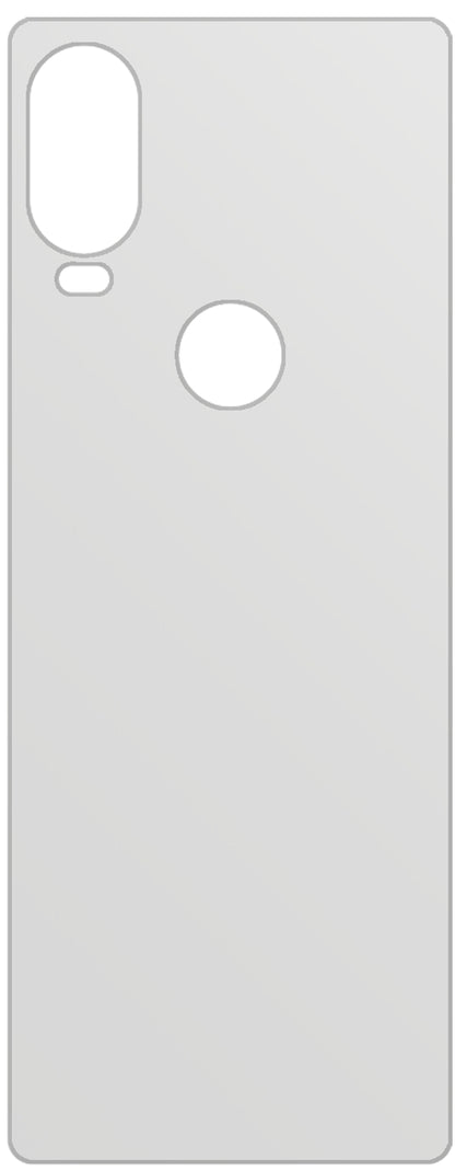 dipos Displayschutz für Motorola One Vision Rückseite, mattierte Oberfläche, geringe Dicke und perfekte Passform