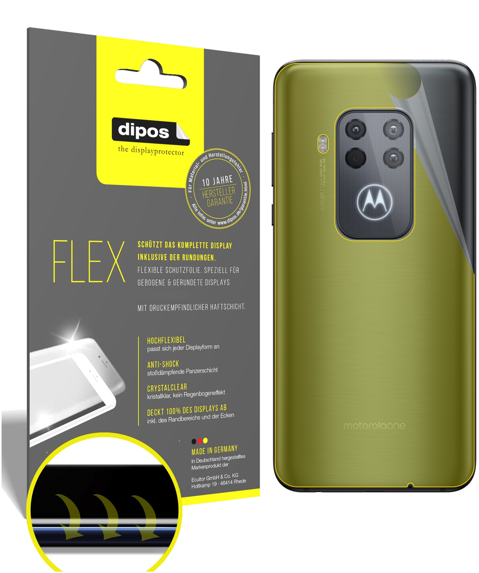3D Full Cover Displayschutzfolie: Case-freundlicher Schutz mit perfekter Passform für dein Display. 