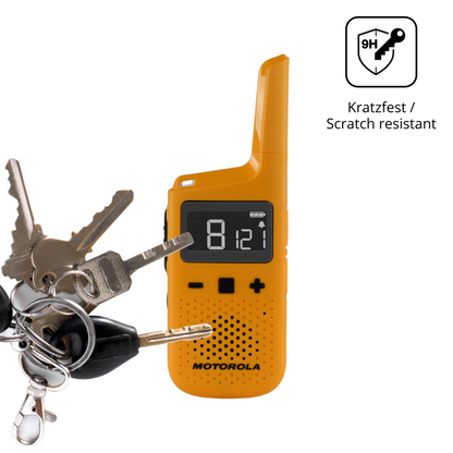 dipos Displayschutz für Motorola Talkabout T72, mattierte Oberfläche, robuste Festigkeit und perfekte Passform