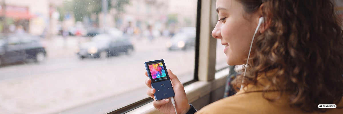 MP3-Player-Schutzfolien – KI-generiertes Symbolbild