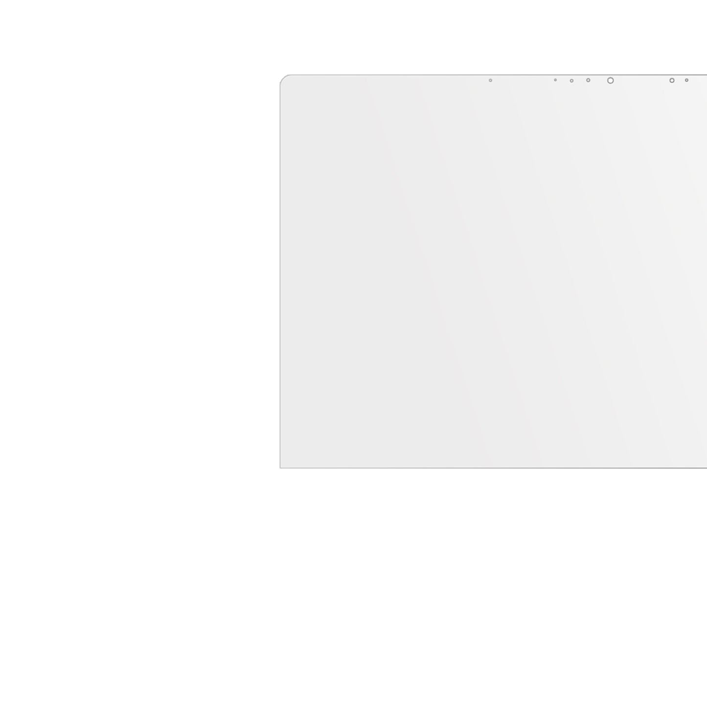 dipos Displayschutz für MSI Creator Z17 HX Studio, mattierte Oberfläche, geringe Dicke und perfekte Passform