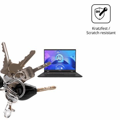 dipos Displayschutz für msiprestige 16 ai evo b1m, mattierte Oberfläche, robuste Festigkeit und perfekte Passform