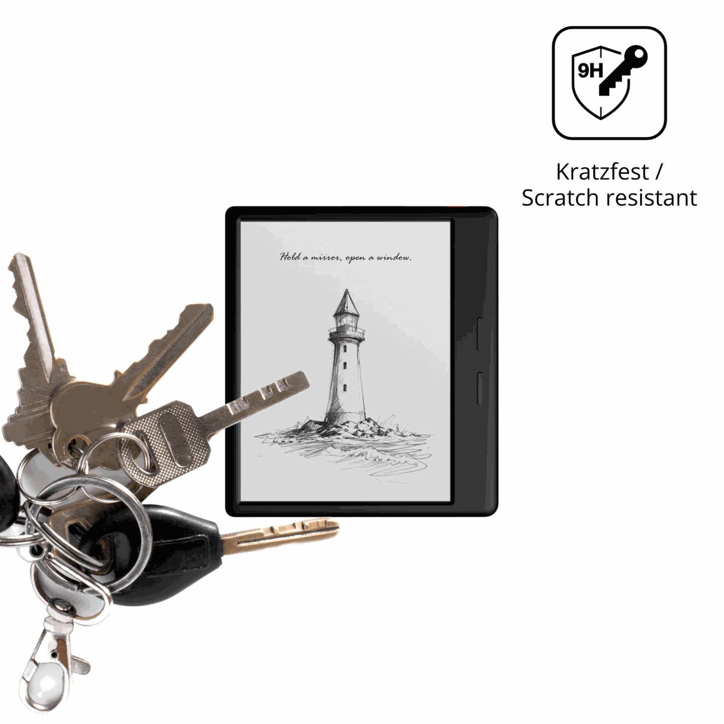 dipos Displayschutz für Musnap Ocean, mattierte Oberfläche, robuste Festigkeit und perfekte Passform