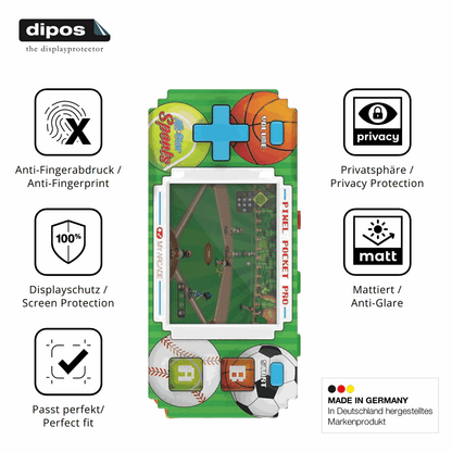 Blickschutzfolie für MyArcade Pixel Pocket Pro All Star Sports matt Schutzfolie Privacy