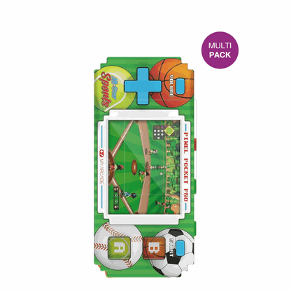 2x Schutzfolie klar für MyArcade Pixel Pocket Pro All Star Sports Display-Schutzfolie