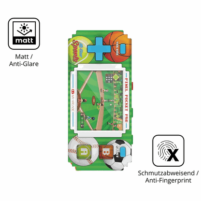 2x 9H Schutzfolie matt für MyArcade Pixel Pocket Pro All Star Sports Panzerfolie