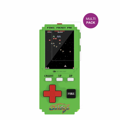 2x Schutzfolie klar für MyArcade Pixel Pocket Pro Galaga Display-Schutzfolie