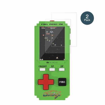 2x 9H Schutzfolie matt für MyArcade Pixel Pocket Pro Galaga Panzerfolie