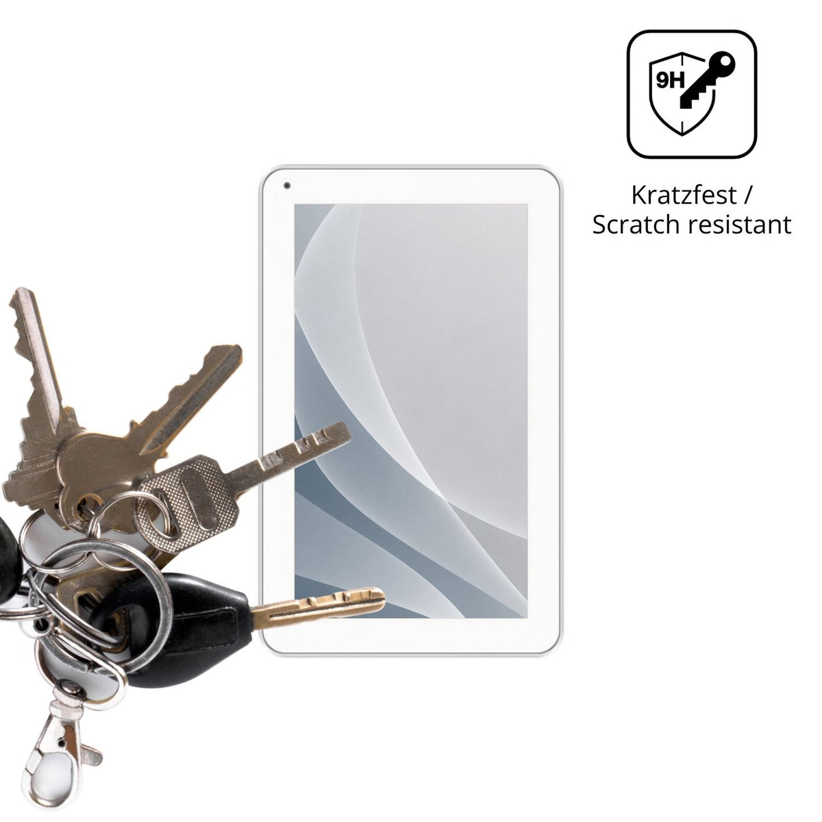 dipos Displayschutz für Myria Cozy MY8302, mattierte Oberfläche, robuste Festigkeit und perfekte Passform