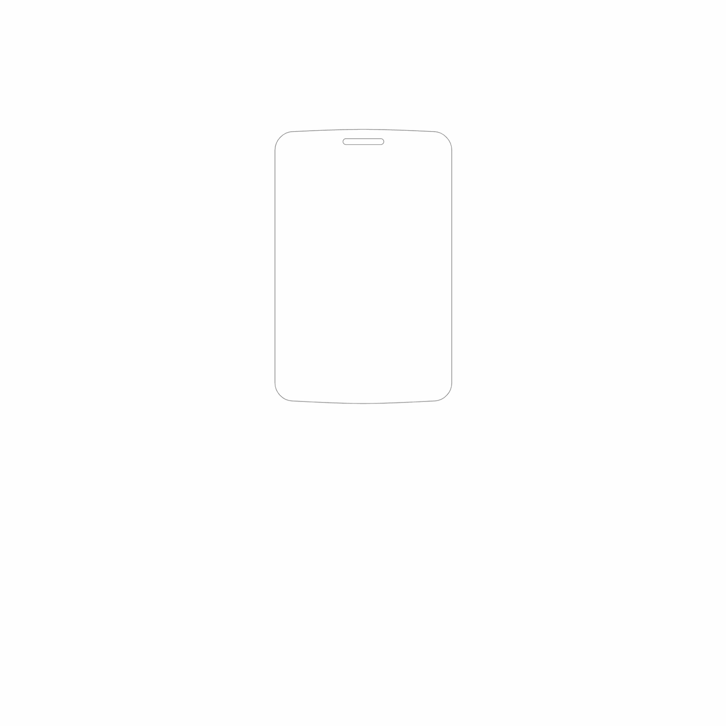 dipos Displayschutz für Myria Endless 3G, mattierte Oberfläche, geringe Dicke und perfekte Passform