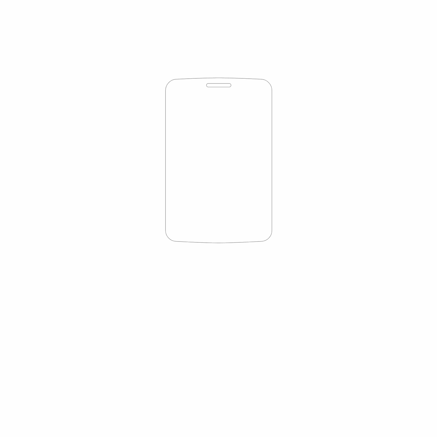 dipos Displayschutz für Myria Endless 3G, mattierte Oberfläche, geringe Dicke und perfekte Passform