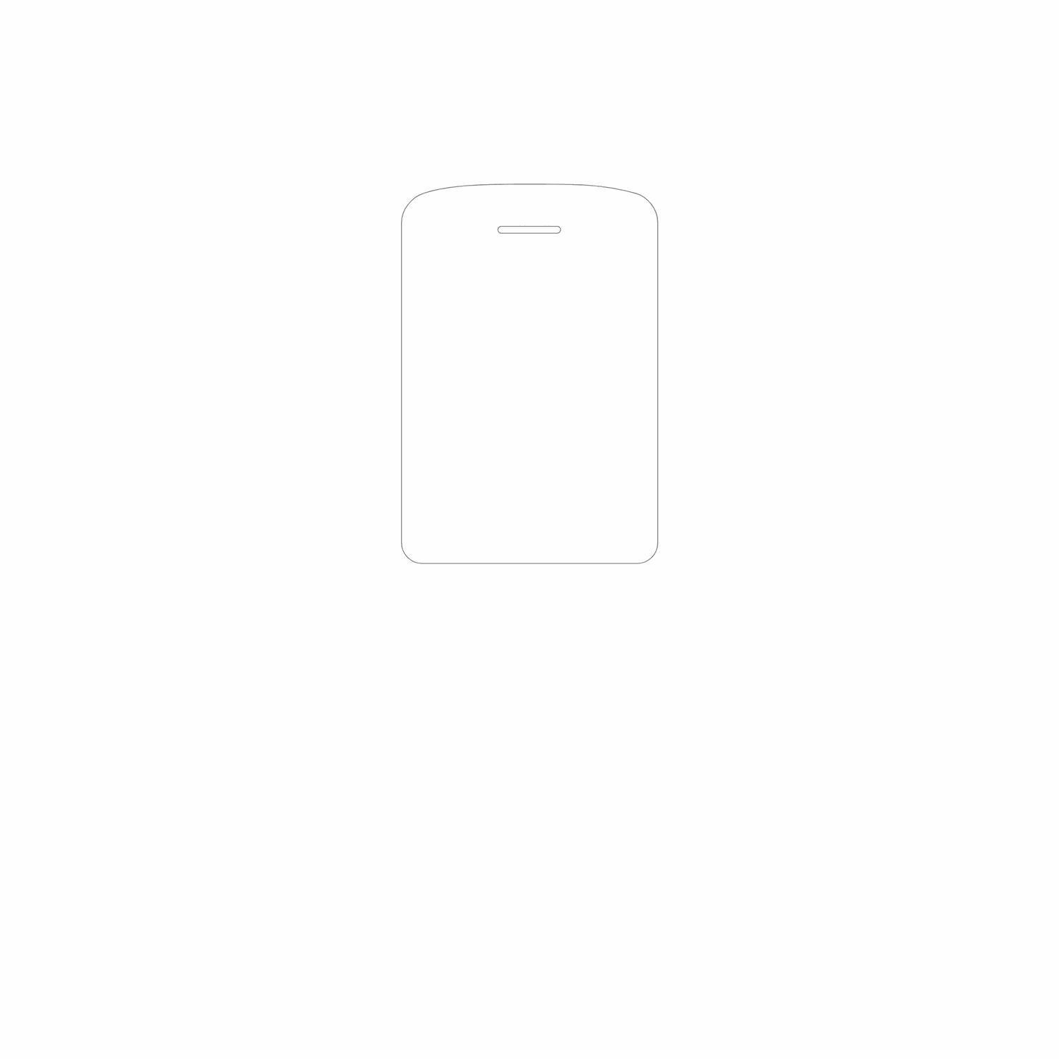 dipos Displayschutz für Myria Endless Power U1, mattierte Oberfläche, geringe Dicke und perfekte Passform