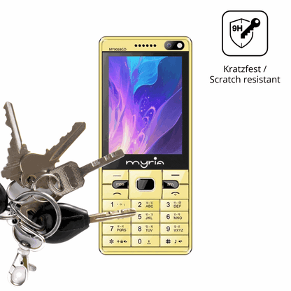 dipos Displayschutz für Myria Endless Power Y1, mattierte Oberfläche, robuste Festigkeit und perfekte Passform
