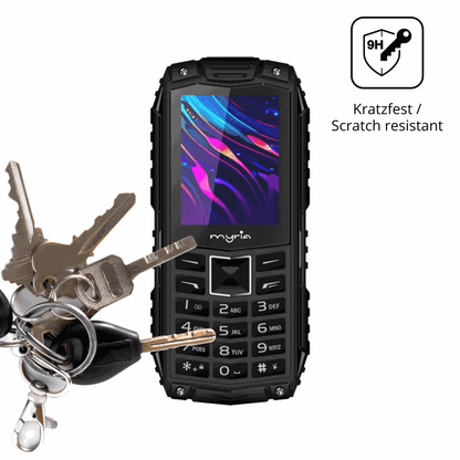 dipos Displayschutz für Myria Enduro 3G, mattierte Oberfläche, robuste Festigkeit und perfekte Passform