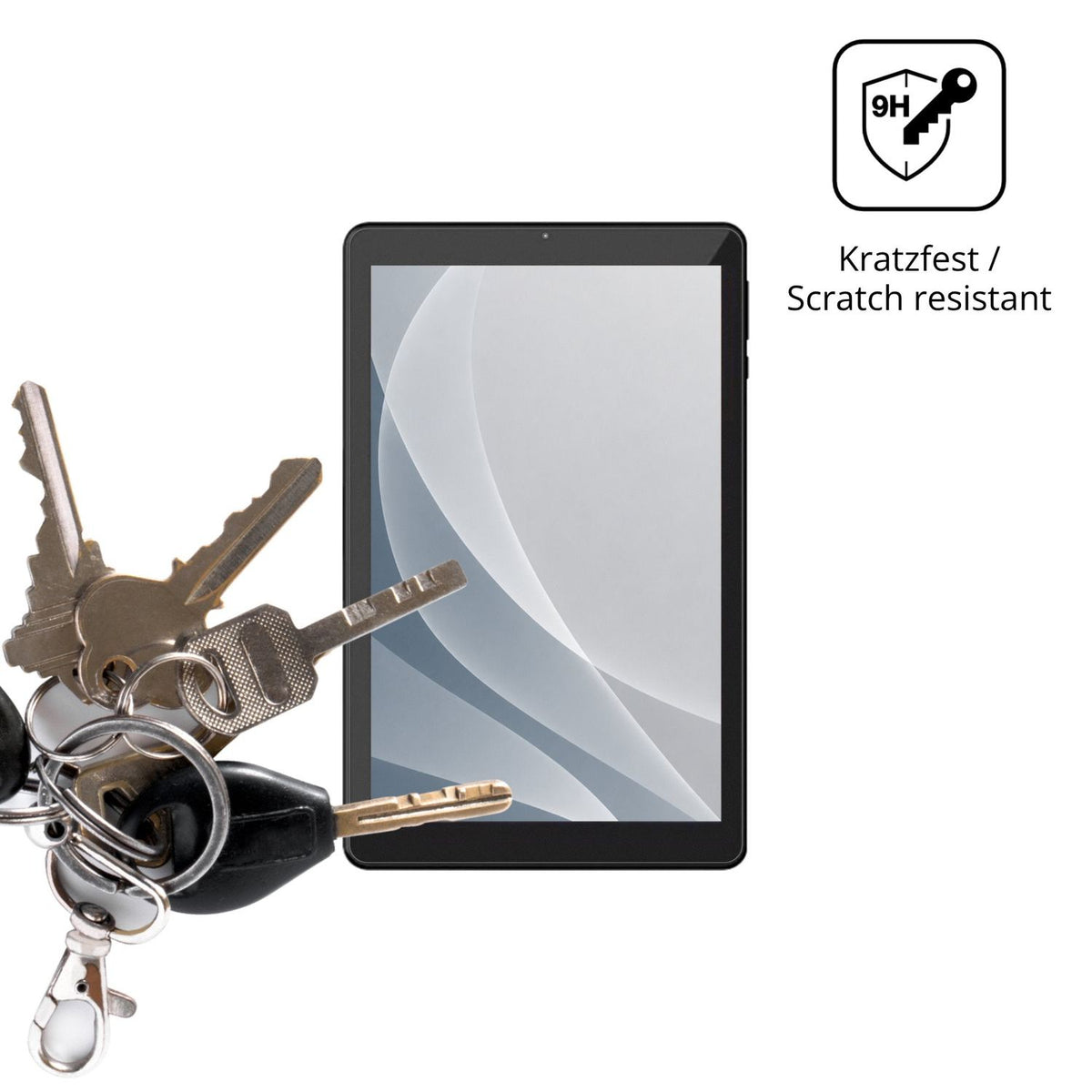 dipos Displayschutz für Myria Giant MY8304, mattierte Oberfläche, robuste Festigkeit und perfekte Passform