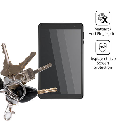 dipos Displayschutz für N-one NPad Mini, mattierte Oberfläche, Blickschutzfilter und perfekter Passform