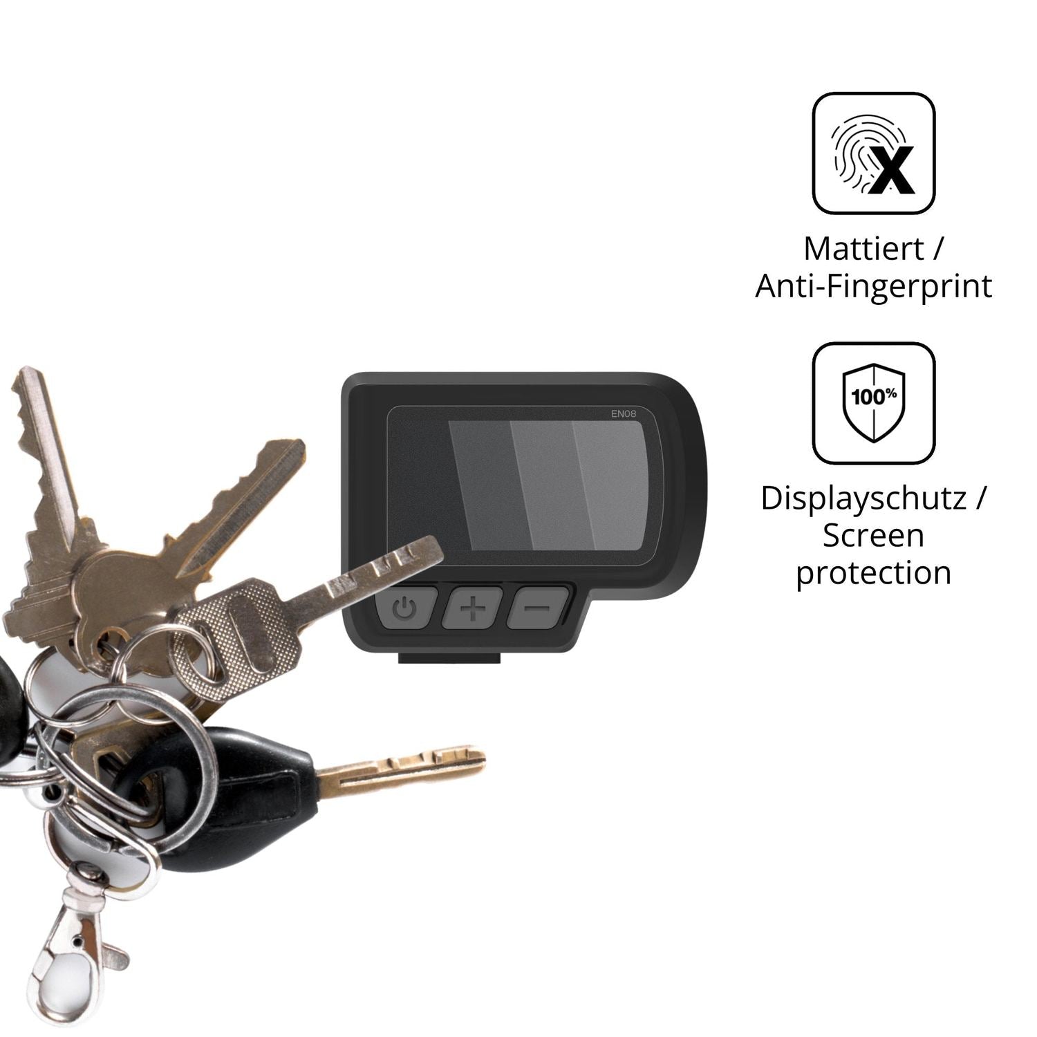 dipos Displayschutz für Nakxus L401SXB1-A, mattierte Oberfläche, Blickschutzfilter und perfekter Passform