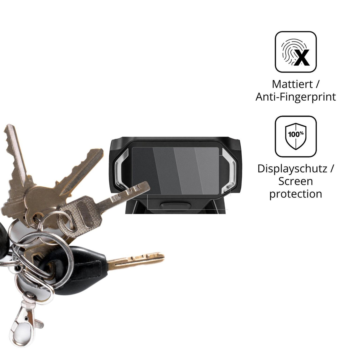 dipos Displayschutz für Navee UT5 Max, mattierte Oberfläche, Blickschutzfilter und perfekter Passform