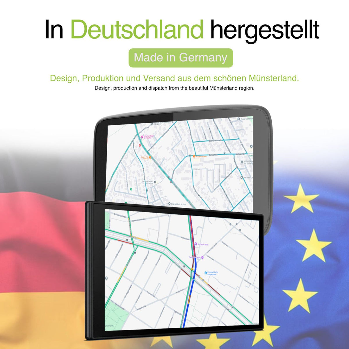 2x Schutzfolie matt für Garmin Alpha 300 K Display-Schutzfolie