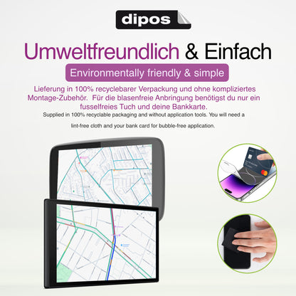 2x Schutzfolie klar für Flytec Balloon 4 Display-Schutzfolie