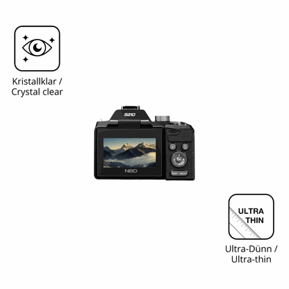 Dünne und klare Folie passend zugeschnitten für NBD 8K 64MP