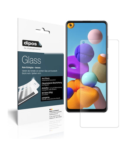 1x 9H Schutzfolie matt für Samsung Galaxy A21s Panzerfolie