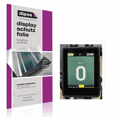 2x Schutzfolie klar für Neodrives simplyDisplay Display-Schutzfolie