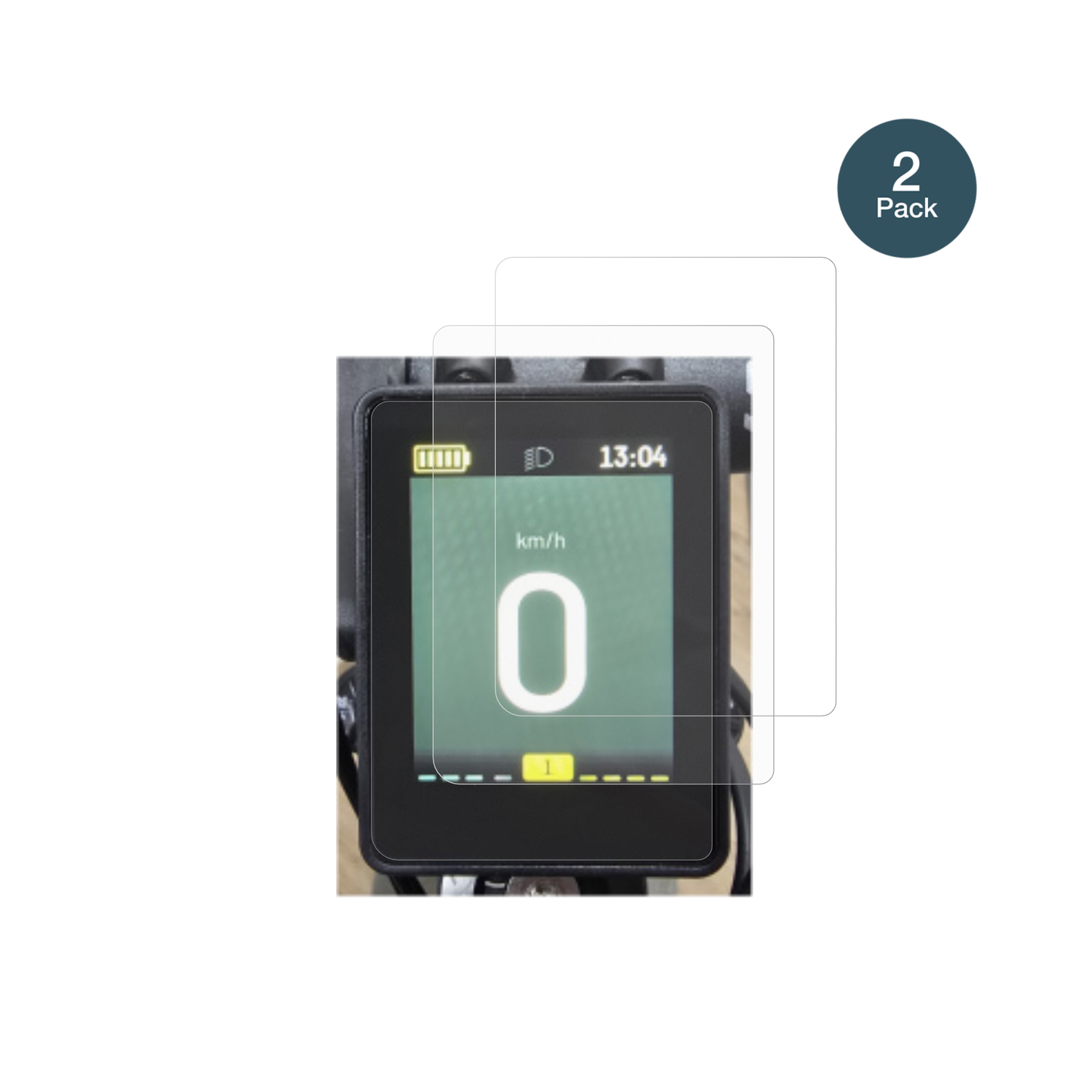 2x 9H Schutzfolie matt für Neodrives simplyDisplay Panzerfolie