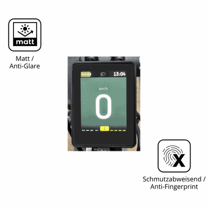 2x 9H Schutzfolie matt für Neodrives simplyDisplay Panzerfolie