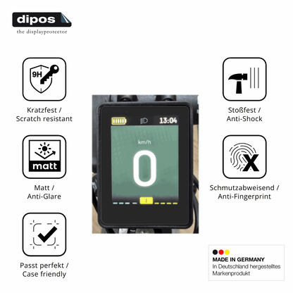2x 9H Schutzfolie matt für Neodrives simplyDisplay Panzerfolie