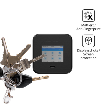 dipos Displayschutz für Netgear Nighthawk M7 Pro, mattierte Oberfläche, Blickschutzfilter und perfekter Passform