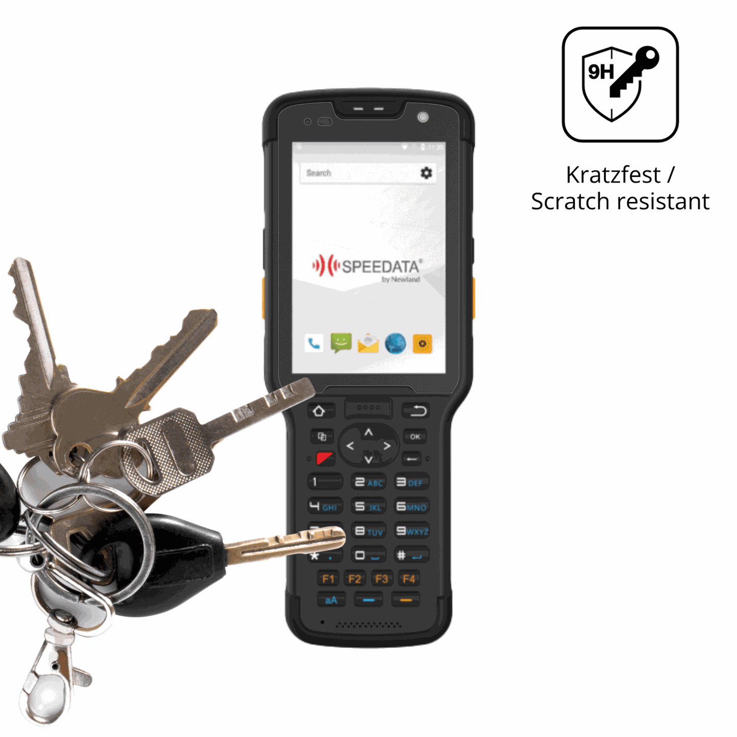 dipos Displayschutz für Newland Speedata SD35 Leo, mattierte Oberfläche, robuste Festigkeit und perfekte Passform