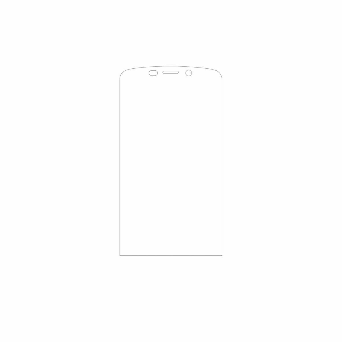 dipos Displayschutz für Newland MT9055 Orca III, mattierte Oberfläche, geringe Dicke und perfekte Passform