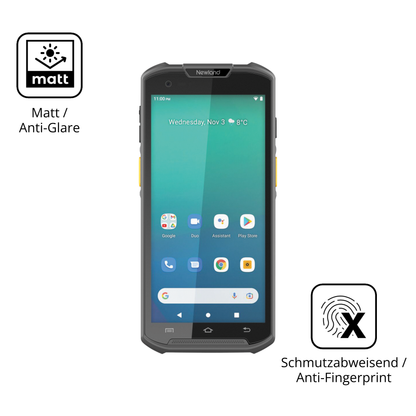 Dünne und entspiegelnde Folie passend zugeschnitten für Newland MT93