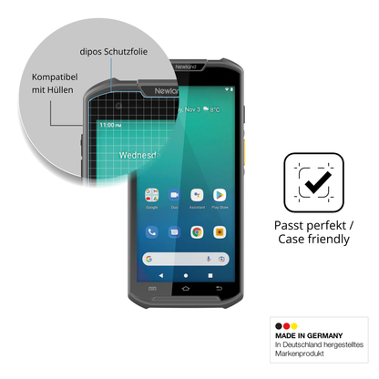 Schutzfolie mit optimaler Passform, zur Verwendung mit Hüllen geeignet
