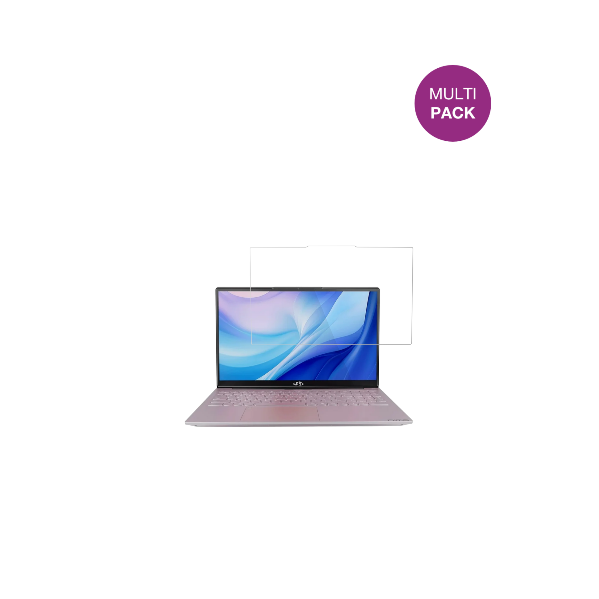 NIMON151 mit aufgebrachter dipos Displayschutzfolie, glasklare Darstellung ohne Einschränkungen