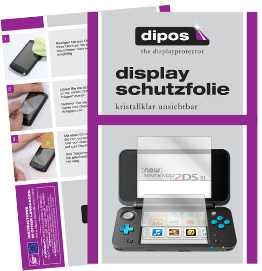 Perfekte Passform und ultimative Qualität: Unser 9H Panzerglas bietet Schutz für Nintendo-2DS XL