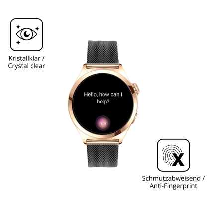 Flexible TPU-Folie passend zugeschnitten für Niolina Smartwatch 1.27 Zoll, vollständige Abdeckung