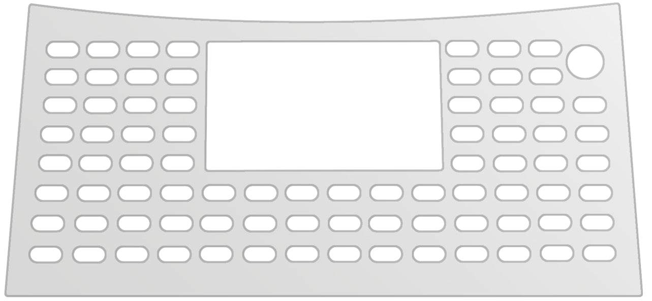 dipos Displayschutz für NIVONA NICR 848 Tropfblech, mattierte Oberfläche, geringe Dicke und perfekte Passform