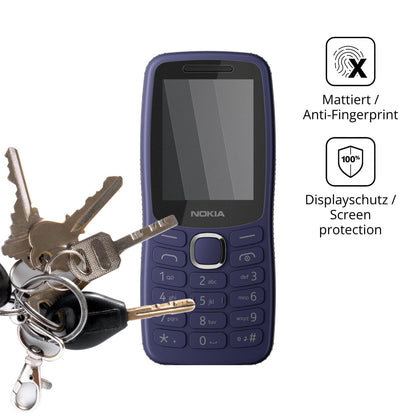 dipos Displayschutz für Nokia 123 Shield, mattierte Oberfläche, Blickschutzfilter und perfekter Passform
