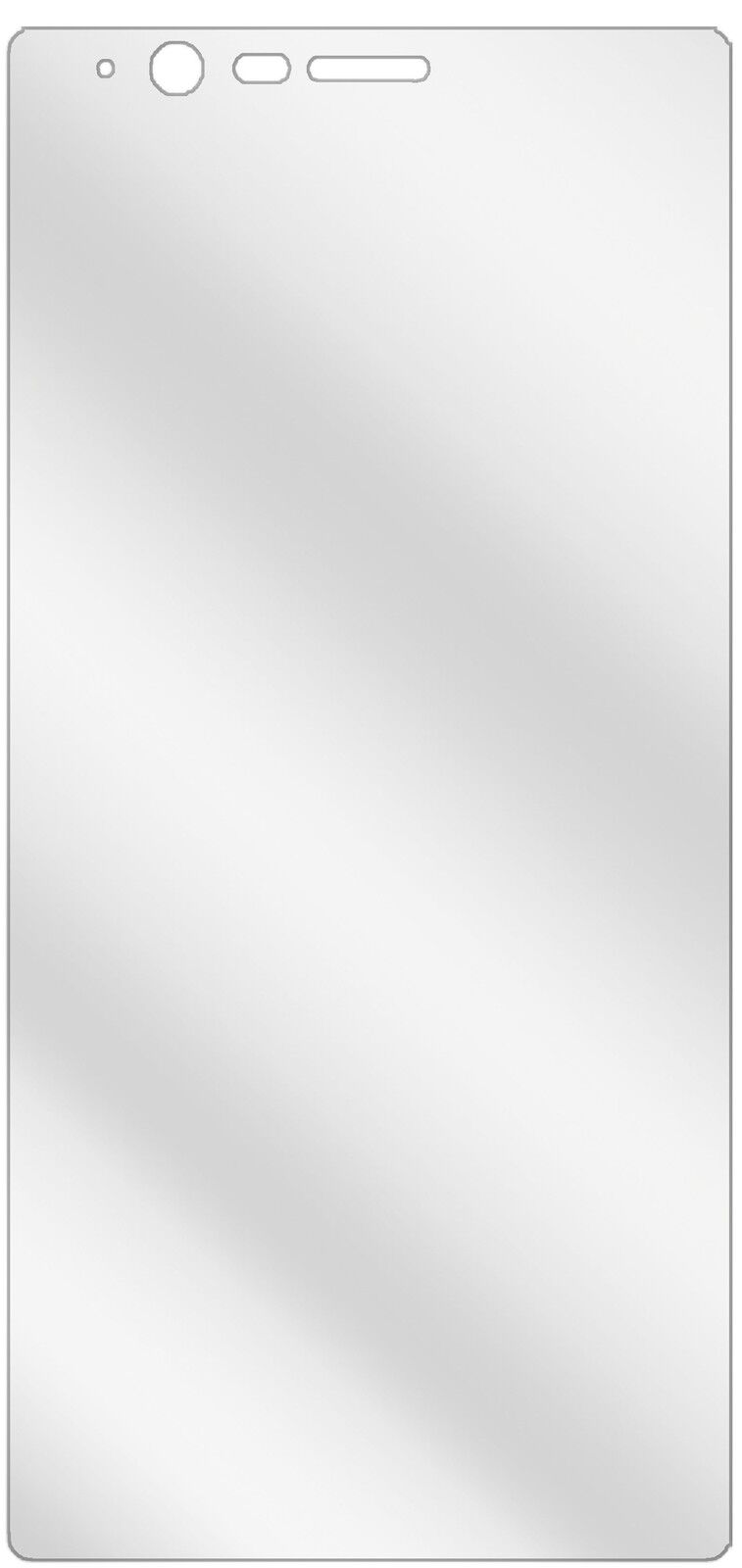 dipos Displayschutz für Nokia 3, transparente Oberfläche, geringe Dicke und perfekte Passform