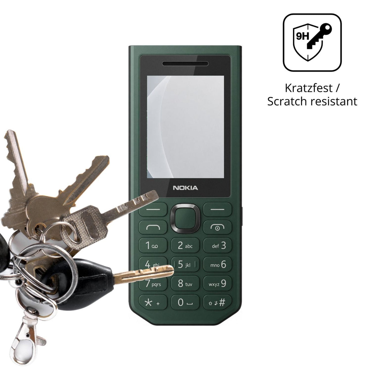 dipos Displayschutz für Nokia 300 Power Bank, mattierte Oberfläche, robuste Festigkeit und perfekte Passform