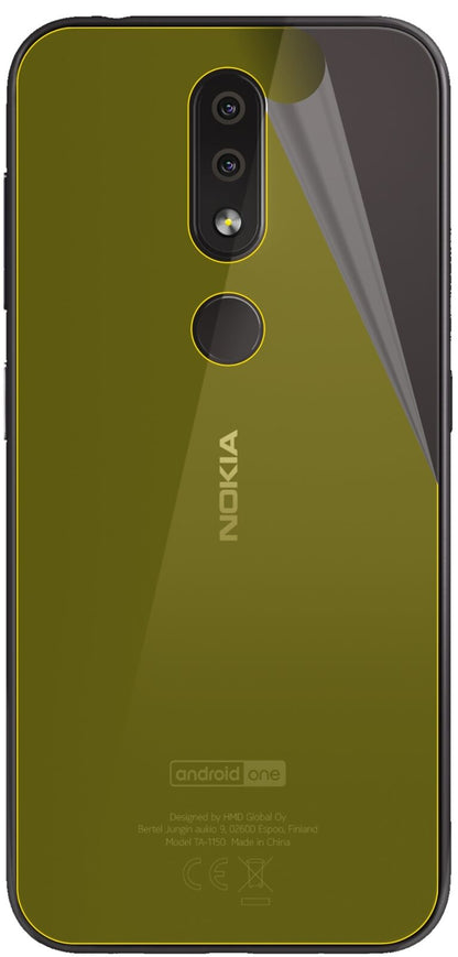 dipos Displayschutz für Nokia 4.2 Rückseite, transparente Oberfläche, geringe Dicke und perfekte Passform