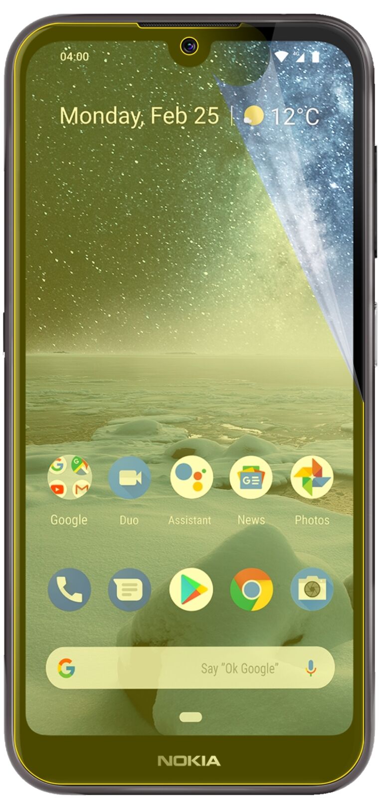 dipos Displayschutz für Nokia 46057, transparente Oberfläche, geringe Dicke und perfekte Passform