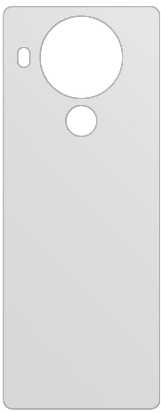 dipos Displayschutz für Nokia 5.4 Rückseite, mattierte Oberfläche, geringe Dicke und perfekte Passform