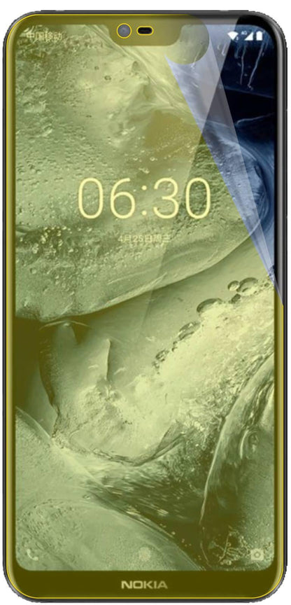 dipos Displayschutz für Nokia X6 2018 TA1099, transparente Oberfläche, geringe Dicke und perfekte Passform